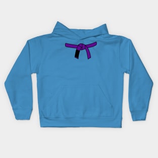 Brazilian Jiu Jitsu (BJJ) Purple Belt Kids Hoodie